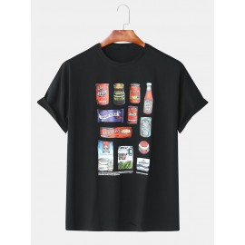 Mens Summer Loose Trend Compassionate Short Sleeved T-Shirts