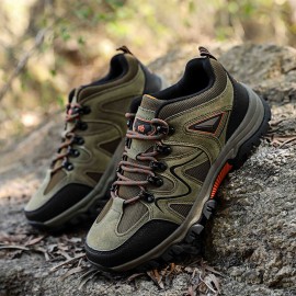 Men Breathable Mesh Splicing Soft Sole Comfy Non Slip Climbing Casual Outdoor Shoes