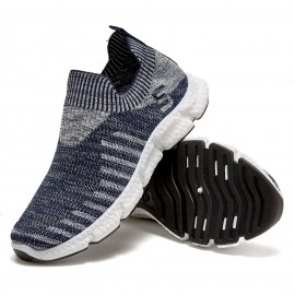 Men's Stretch Knit Slip-On Comfortable Breathable Lightweight Casual Sneakers