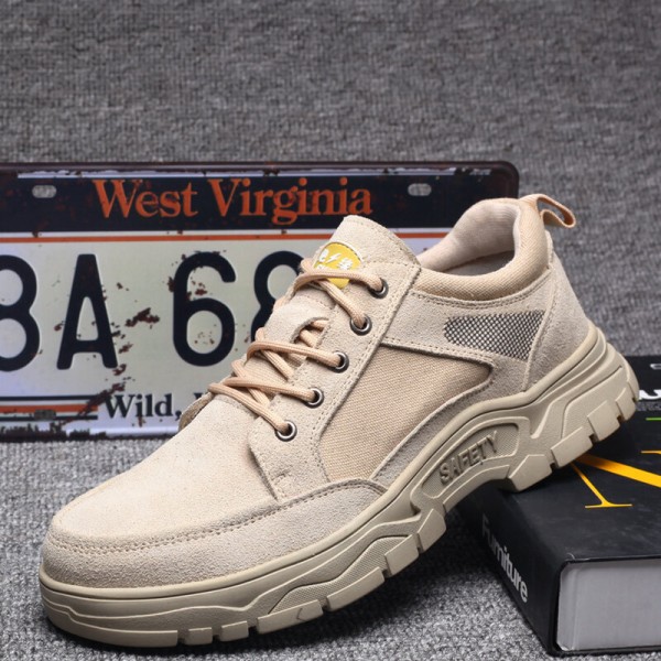 Men Breathable Soft Sole Comfy Non Slip Outdoor Casual Labor Safety Shoes 