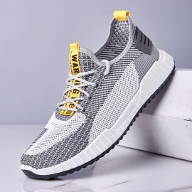 Men's Stretch Knit Comfortable Breathable Fashion Casual Sneakers