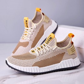 Men's Stretch Knit Comfortable Breathable Fashion Casual Sneakers