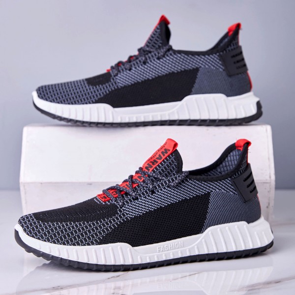 Men's Stretch Knit Comfortable Breathable Fashion Casual Sneakers 