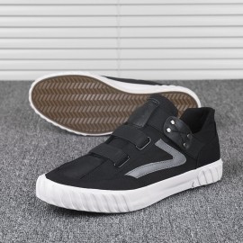 Men Cloth Breathable Slip Resiatant Soft Sole Low Top Casual Sneakers