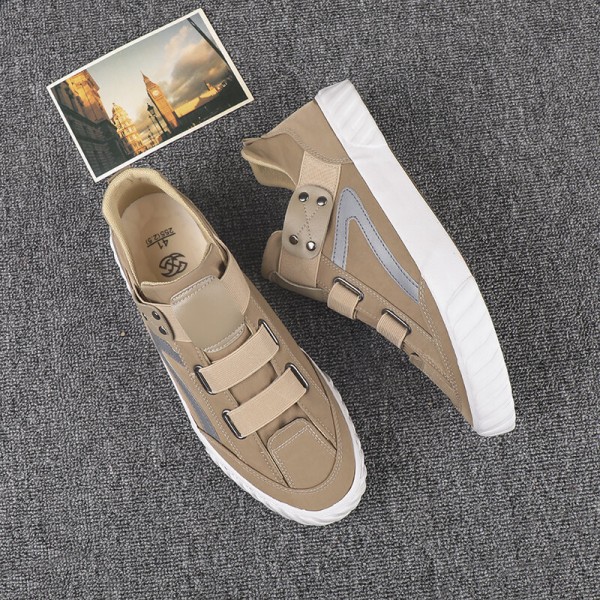 Men Cloth Breathable Slip Resiatant Soft Sole Low Top Casual Sneakers 