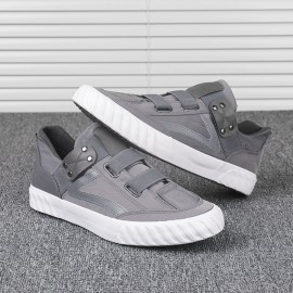 Men Cloth Breathable Slip Resiatant Soft Sole Low Top Casual Sneakers