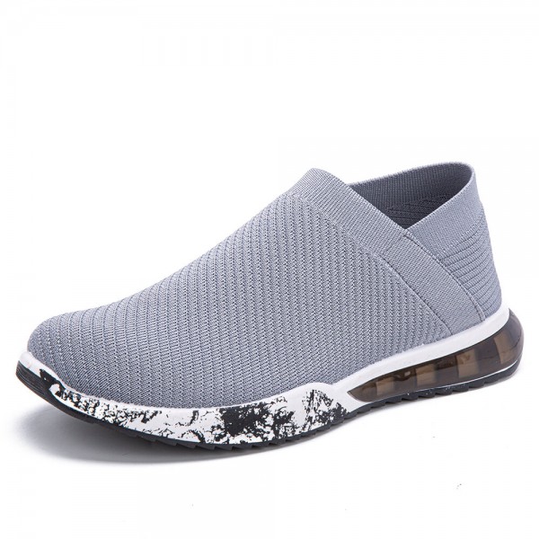 Men Lazy Mesh Daily Running Non-slip Slip-On Casual Fitness Sneakers 