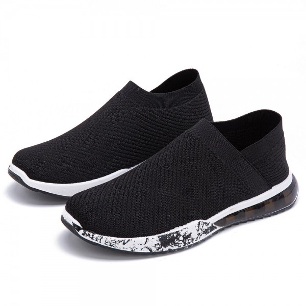 Men Lazy Mesh Daily Running Non-slip Slip-On Casual Fitness Sneakers 